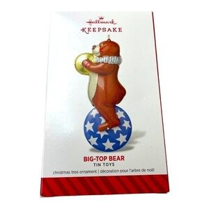 NET 2014 Hallmark Keepsake “Big Top Bear” Ornament